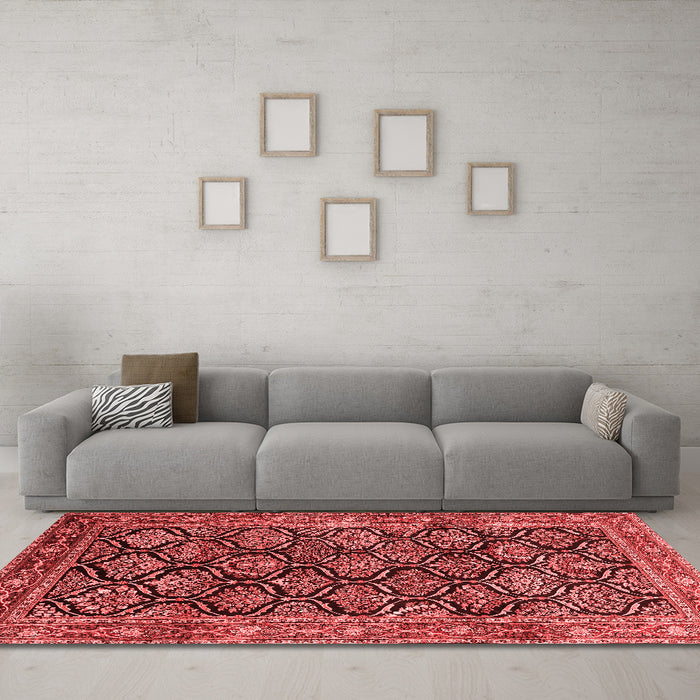 Traditional Red Washable Rugs