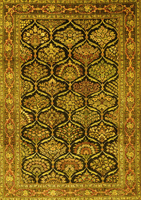 Persian Yellow Traditional Rug, tr1581yw