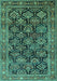 Persian Turquoise Traditional Rug, tr1581turq