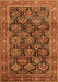 Persian Orange Traditional Rug, tr1581org