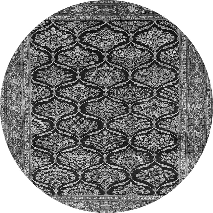 Square Persian Gray Traditional Rug, tr1581gry