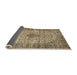 Sideview of Traditional Reddish Brown Medallion Rug, tr1582