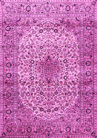 Medallion Pink Traditional Rug, tr1582pnk