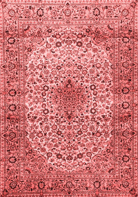 Medallion Red Traditional Rug, tr1582red