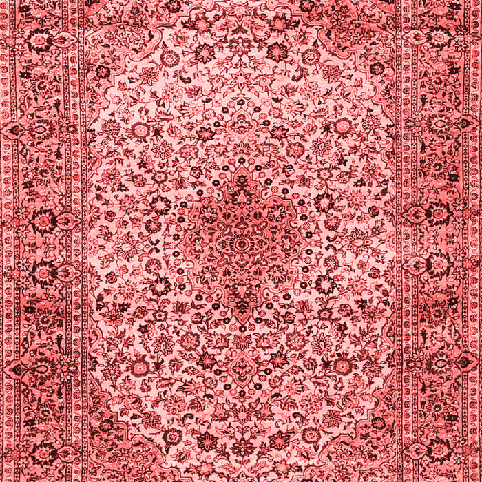 Medallion Red Traditional Area Rugs