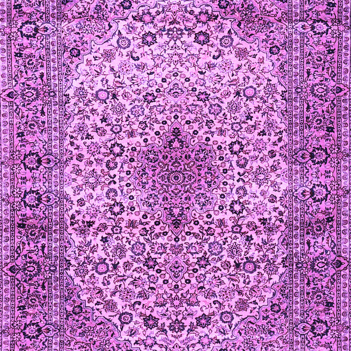 Medallion Purple Traditional Rug, tr1582pur