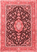 Medallion Red Traditional Area Rugs