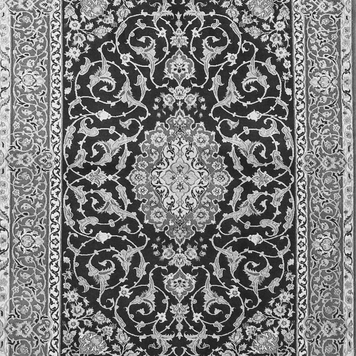 Medallion Gray Traditional Rug, tr1584gry