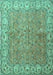 Persian Turquoise Traditional Rug, tr1586turq