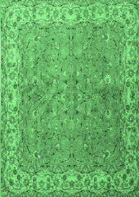 Persian Emerald Green Traditional Rug, tr1586emgrn