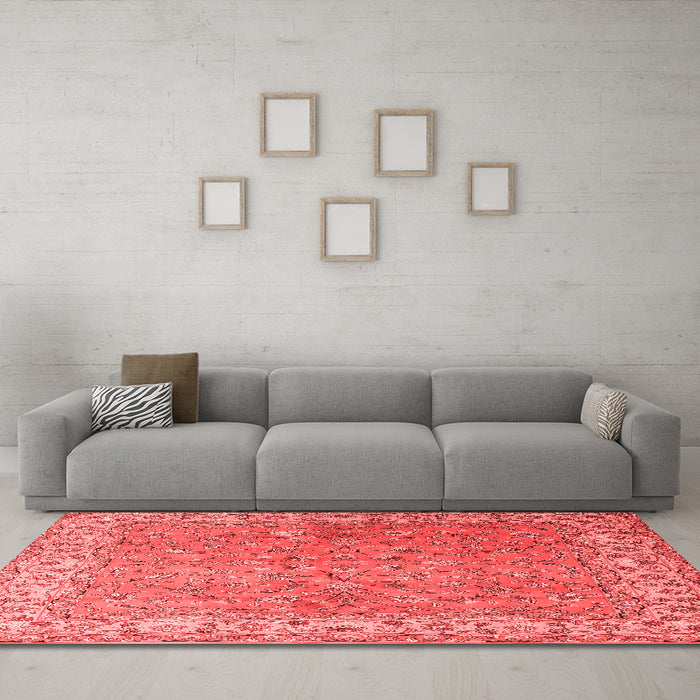 Traditional Red Washable Rugs