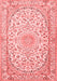 Medallion Red Traditional Area Rugs