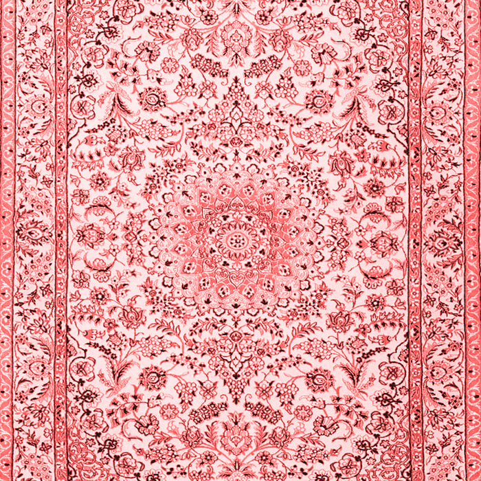 Medallion Red Traditional Area Rugs