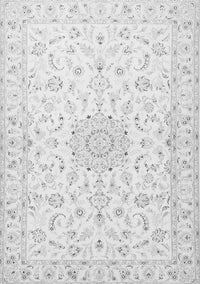 Medallion Gray Traditional Rug, tr1589gry