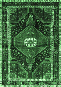 Persian Emerald Green Traditional Rug, tr158emgrn