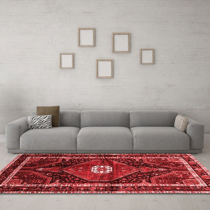 Traditional Red Washable Rugs