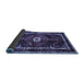 Sideview of Persian Blue Traditional Rug, tr158blu