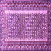 Square Persian Purple Traditional Rug, tr1590pur