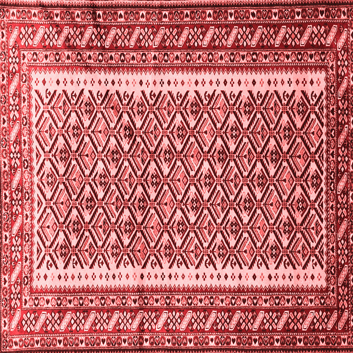 Machine Washable Persian Red Traditional Rug, wshtr1590red
