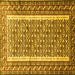 Square Persian Yellow Traditional Rug, tr1590yw