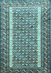 Persian Light Blue Traditional Rug, tr1590lblu