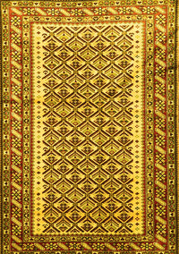 Persian Yellow Traditional Rug, tr1590yw