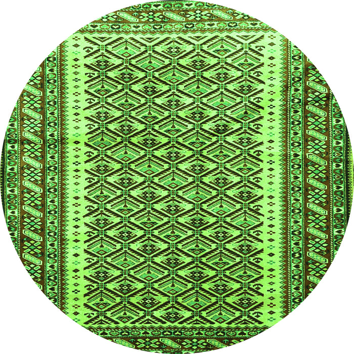 Machine Washable Persian Green Traditional Area Rugs, wshtr1590grn