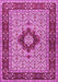 Machine Washable Persian Pink Traditional Rug, wshtr1591pnk