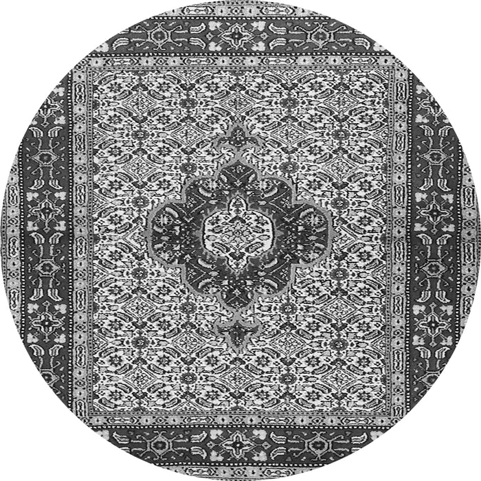 Machine Washable Persian Gray Traditional Rug, wshtr1591gry