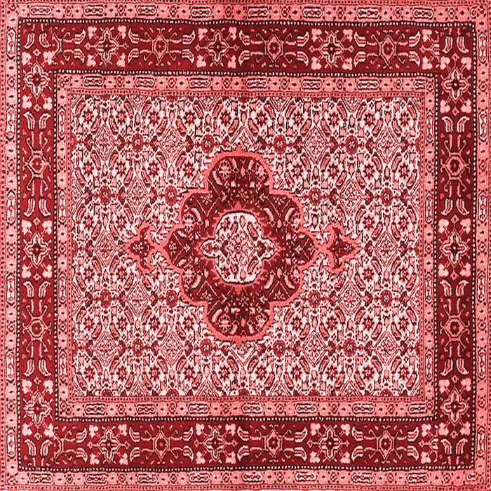 Machine Washable Persian Red Traditional Rug, wshtr1591red