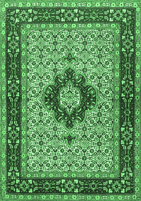 Persian Emerald Green Traditional Rug, tr1591emgrn