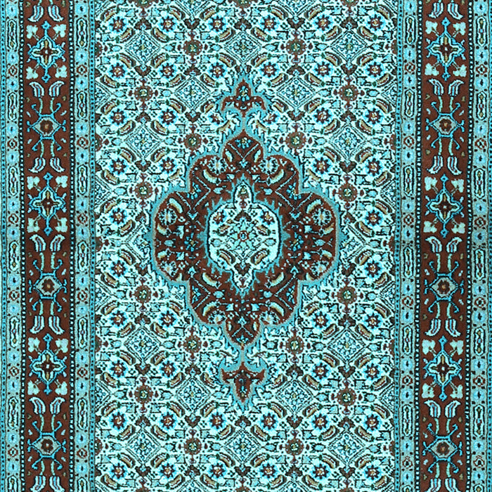 Machine Washable Persian Light Blue Traditional Rug, wshtr1591lblu