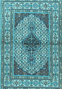 Persian Light Blue Traditional Rug, tr1592lblu