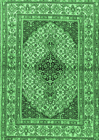 Persian Emerald Green Traditional Rug, tr1592emgrn
