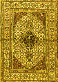 Persian Yellow Traditional Rug, tr1592yw