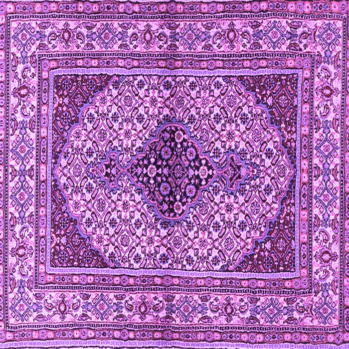 Square Persian Purple Traditional Rug, tr1592pur