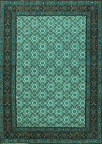 Persian Turquoise Traditional Rug, tr1593turq
