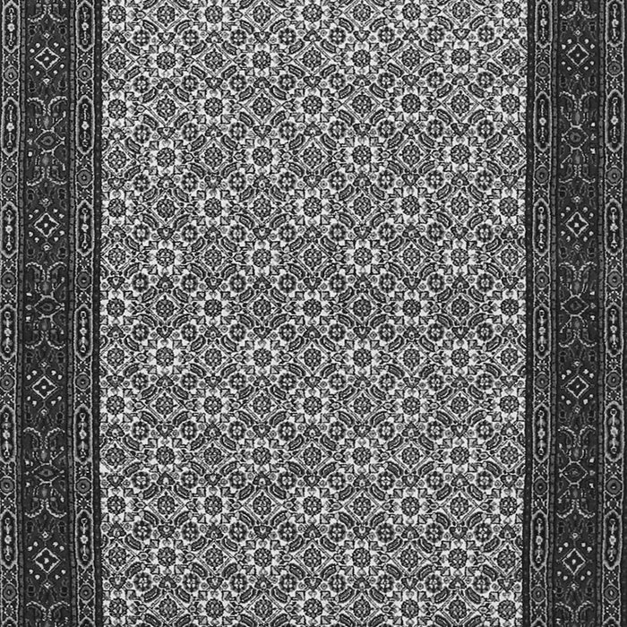 Serging Thickness of Machine Washable Persian Gray Traditional Rug, wshtr1593gry