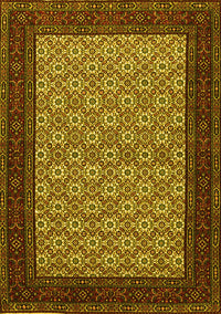 Persian Yellow Traditional Rug, tr1593yw