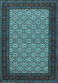Persian Light Blue Traditional Rug, tr1593lblu