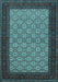 Persian Light Blue Traditional Rug, tr1593lblu