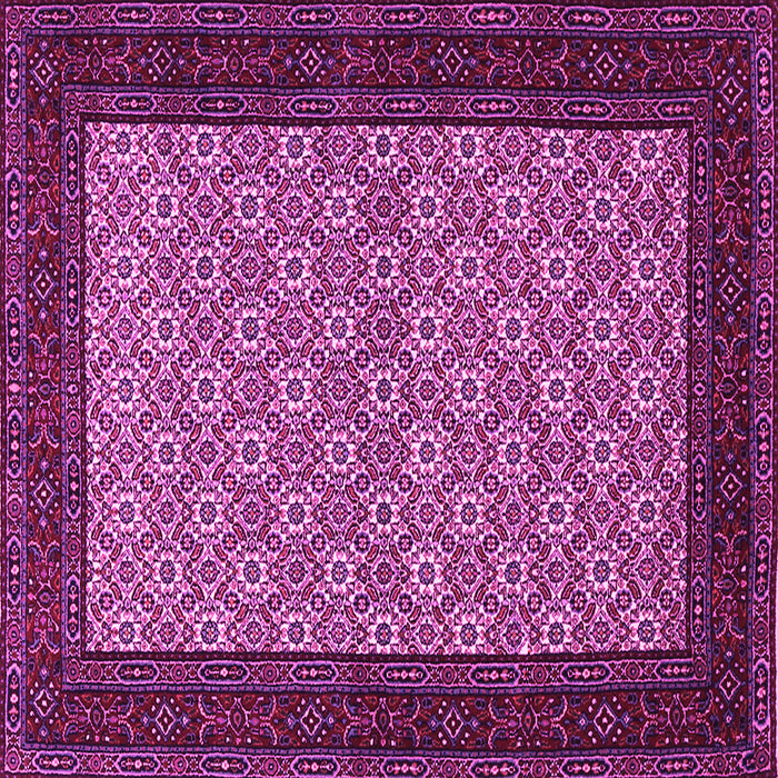 Square Persian Pink Traditional Rug, tr1593pnk