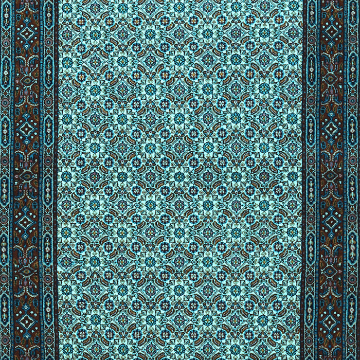 Machine Washable Persian Light Blue Traditional Rug, wshtr1593lblu