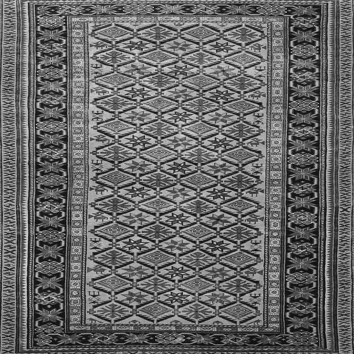 Serging Thickness of Persian Gray Traditional Rug, tr1594gry