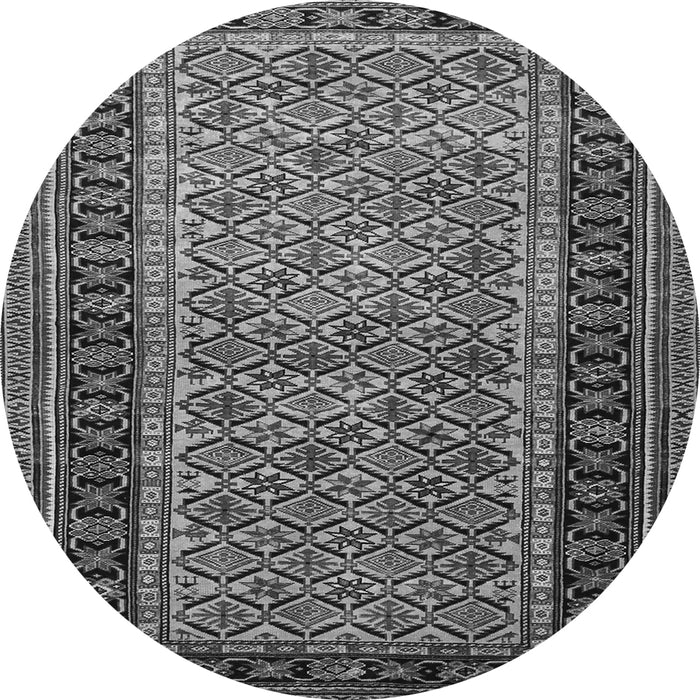Square Persian Gray Traditional Rug, tr1594gry