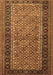 Machine Washable Persian Brown Traditional Rug, wshtr1594brn