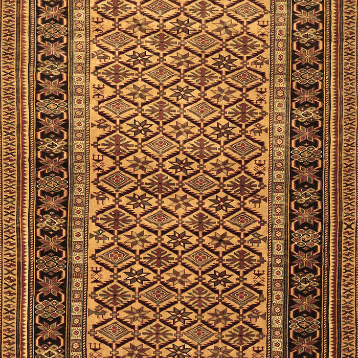 Machine Washable Persian Brown Traditional Rug, wshtr1594brn