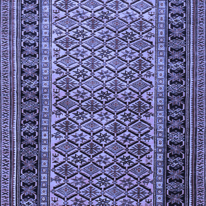 Machine Washable Persian Blue Traditional Rug, wshtr1594blu