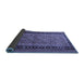 Sideview of Persian Blue Traditional Rug, tr1594blu