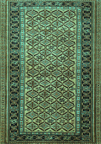 Persian Turquoise Traditional Rug, tr1594turq